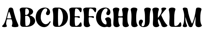 Gravelly Regular Font UPPERCASE