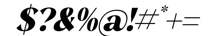 Gravelo Italic Font OTHER CHARS