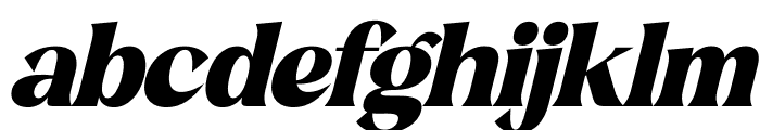 Gravelo Italic Font LOWERCASE