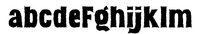 GravestoneRegular Font LOWERCASE