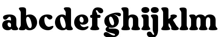 Gravite-Regular Font LOWERCASE