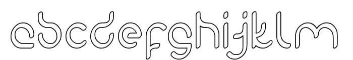 Gravity Relationships-Hollow Font LOWERCASE