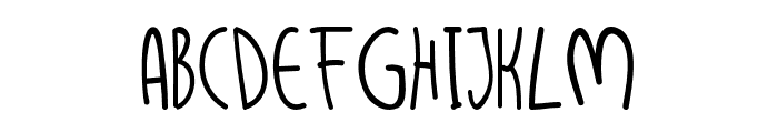 Gray Booba Font UPPERCASE