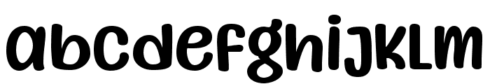Gray Light Regular Font LOWERCASE