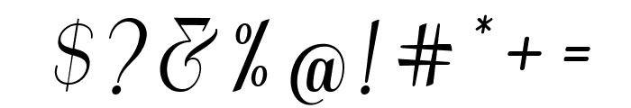 Graziella Script Italic Italic Font OTHER CHARS