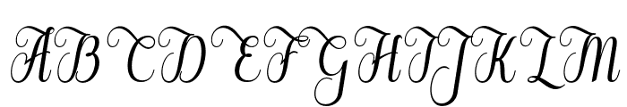 GraziellaScriptItalic-Italic Font UPPERCASE