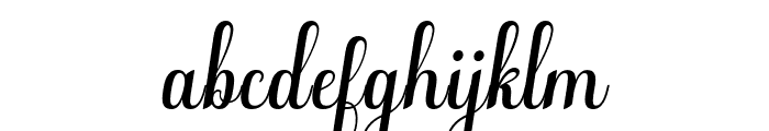 GraziellaScriptItalic-Italic Font LOWERCASE