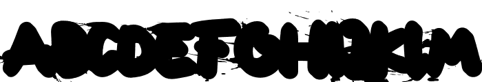 Grazy-Street-Extrude Font UPPERCASE