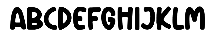 Great Bucket Regular Font UPPERCASE