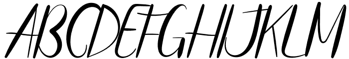 Great March Font UPPERCASE