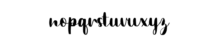 Great Meadow Font LOWERCASE