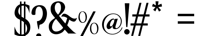 Great Serif Regular Font OTHER CHARS