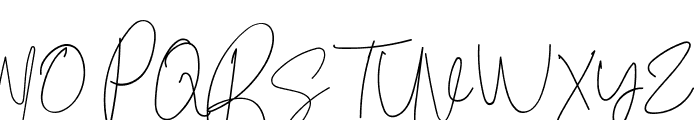 Great Signature Font UPPERCASE