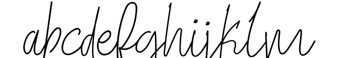 Great Signature Font LOWERCASE
