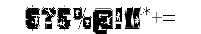 Great Soccer Font OTHER CHARS