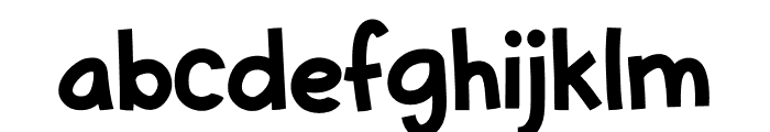 Great Thanks Fu Font LOWERCASE