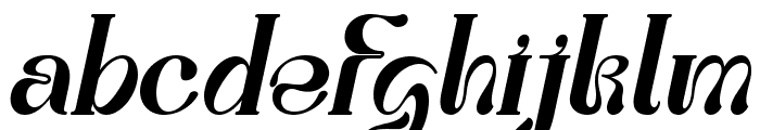 Great Warrior Italic Font LOWERCASE