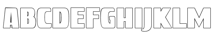 GreatKingsOutline-Regular Font LOWERCASE