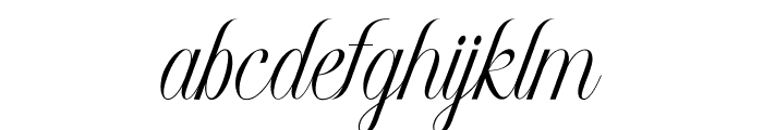 GreatWhiteScript Font LOWERCASE