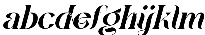 Greater Creation Bold Italic Font LOWERCASE