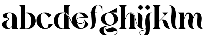 Greater Creation Bold Font LOWERCASE