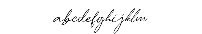 Greater Delight Font LOWERCASE