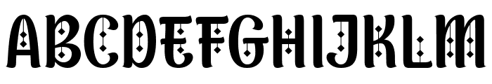 Greater Font UPPERCASE