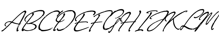 Greates Draken Italic Font UPPERCASE