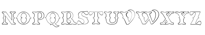 GreatestCircus-Outline Font UPPERCASE