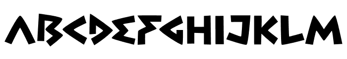 Greconian Font UPPERCASE