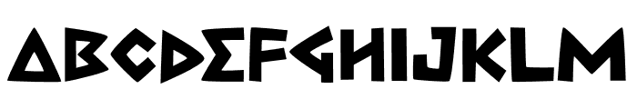 Greconian Font LOWERCASE