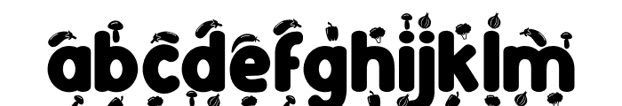 Green Delight Decoration Font LOWERCASE