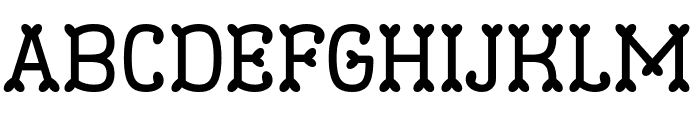 Green Grows Solid Font LOWERCASE