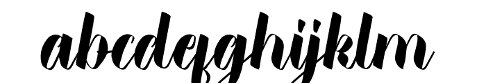 Green Marshal Font LOWERCASE