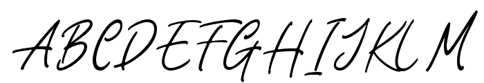 GreenfieldParkway-Script Font UPPERCASE