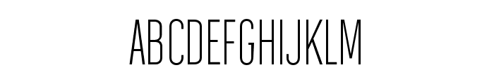 Greent regular Font UPPERCASE