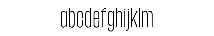 Greent regular Font LOWERCASE