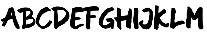 Greget Regular Font UPPERCASE