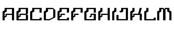 Gregetand Font UPPERCASE