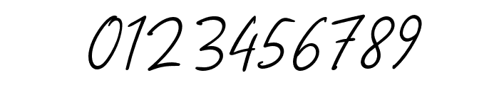 GregoryHandwritten-Oblique Font OTHER CHARS