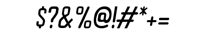Greisy Regular-Italic Font OTHER CHARS