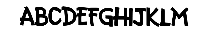 Gremlish Regular Font UPPERCASE