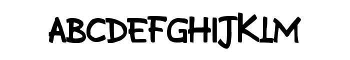 Gremlish Regular Font LOWERCASE