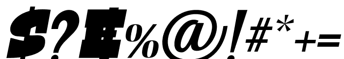 Gresiya Italic Regular Font OTHER CHARS