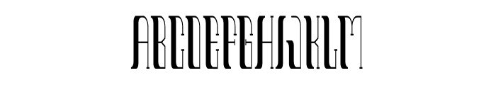 Gressnni Font UPPERCASE