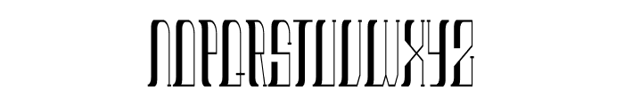 Gressnni Font UPPERCASE