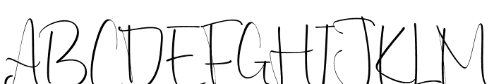 Gretchen McKnight Font UPPERCASE