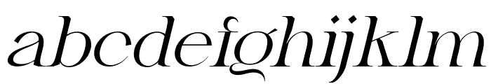 Gretha-Italic Font LOWERCASE