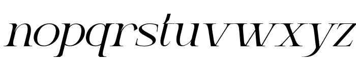 Gretha-Italic Font LOWERCASE