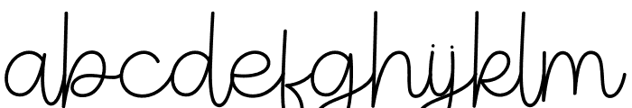 Greyink Font LOWERCASE